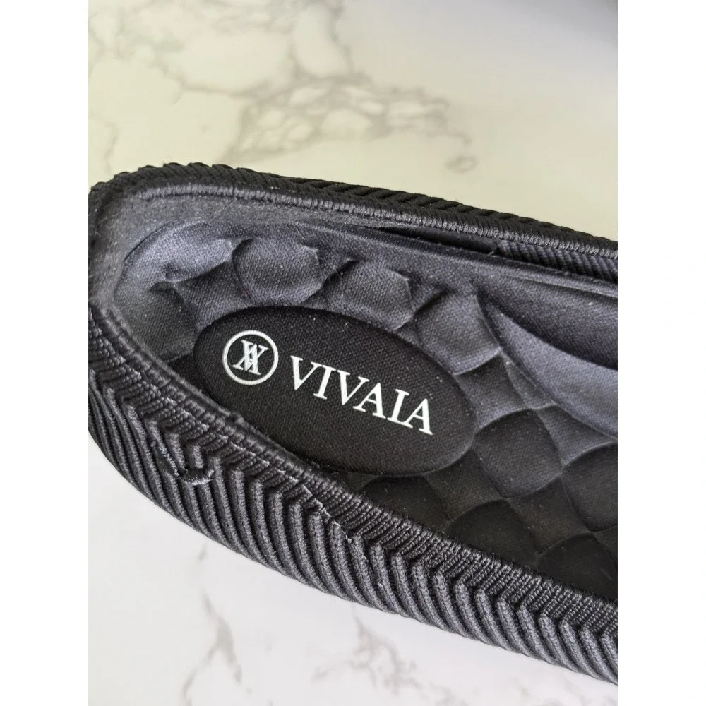 Vivaia Shoes Margot Wedge Pro Square-Toe Heels Womens EU 39.5 Black Shoes Ribbed